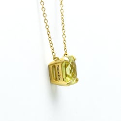 Tiffany Sparkler Necklace Yellow Gold (18K) Lemon Quartz Men,Women Fashion Pendant Necklace (Gold)