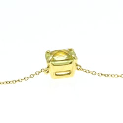 Tiffany Sparkler Necklace Yellow Gold (18K) Lemon Quartz Men,Women Fashion Pendant Necklace (Gold)