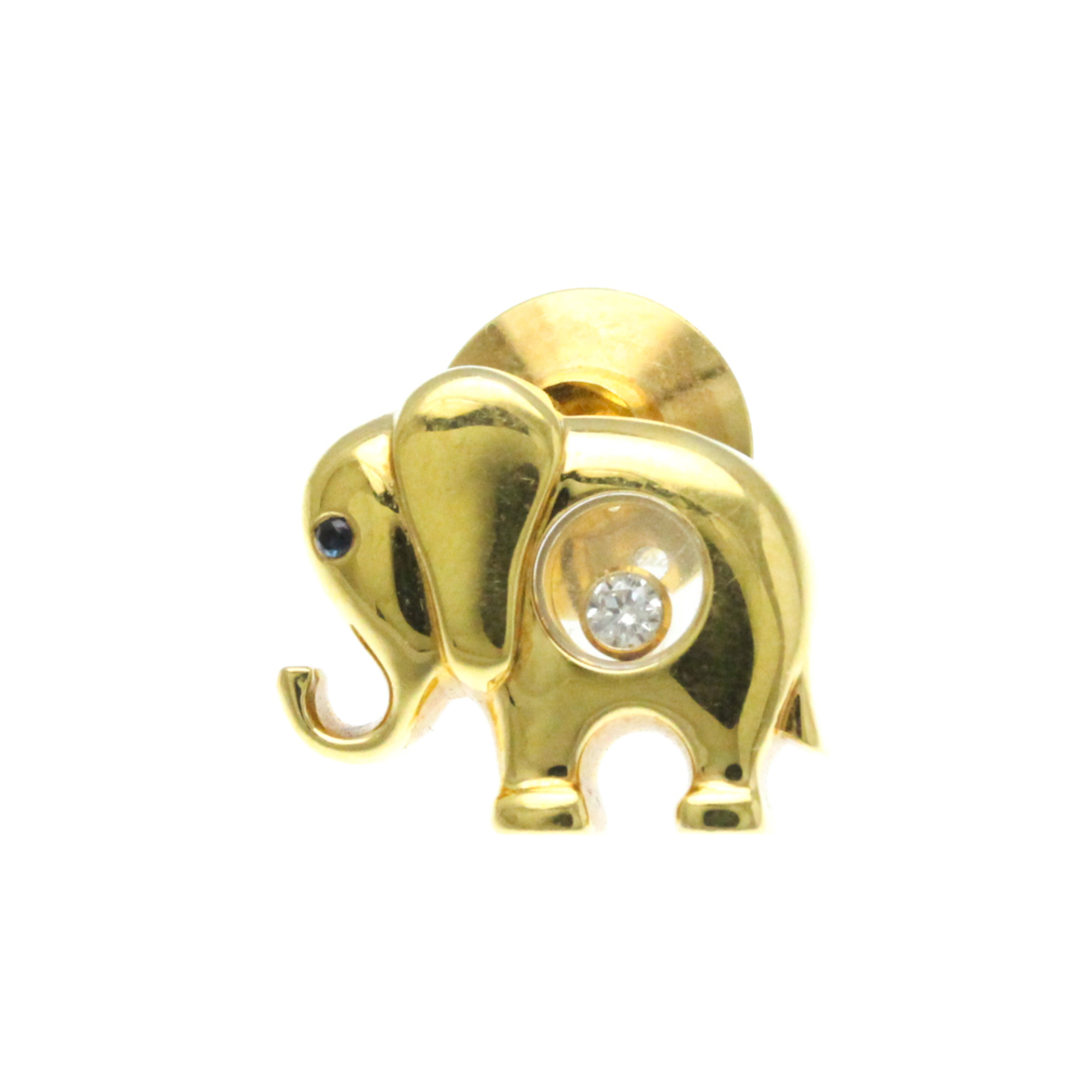 Chopard Elephant Brooch Yellow Gold (18K) Diamond,Sapphire Brooch Gold