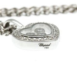 Chopard Happy Diamond Heart 794502 White Gold (18K) Diamond Men,Women Fashion Pendant Necklace (Silver)