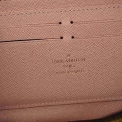 Louis Vuitton Long Wallet Monogram Portefeuille Clemence M61298 Brown Rose Ballerine Ladies