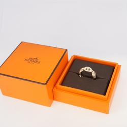 Hermes Ring Chaine d'Ancre Anchainée 925 Silver Women's