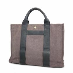 Hermes Tote Bag Sac Arne MM Canvas Grey Women's