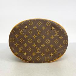 Louis Vuitton Tote Bag Monogram Bucket GM M42236 Brown Women's