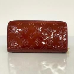 Louis Vuitton Long Wallet Vernis Zippy M93522 Amarante Ladies