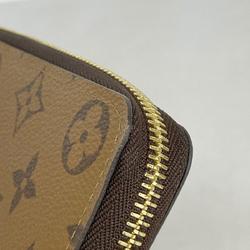 Louis Vuitton Long Wallet Monogram Reverse Portefeuille Clemence M82336 Brown Ladies