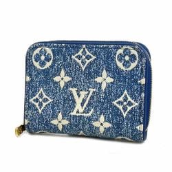 Louis Vuitton Wallets & Coin Cases Monogram Jacquard Zipper Purse M81185 Marine Ladies