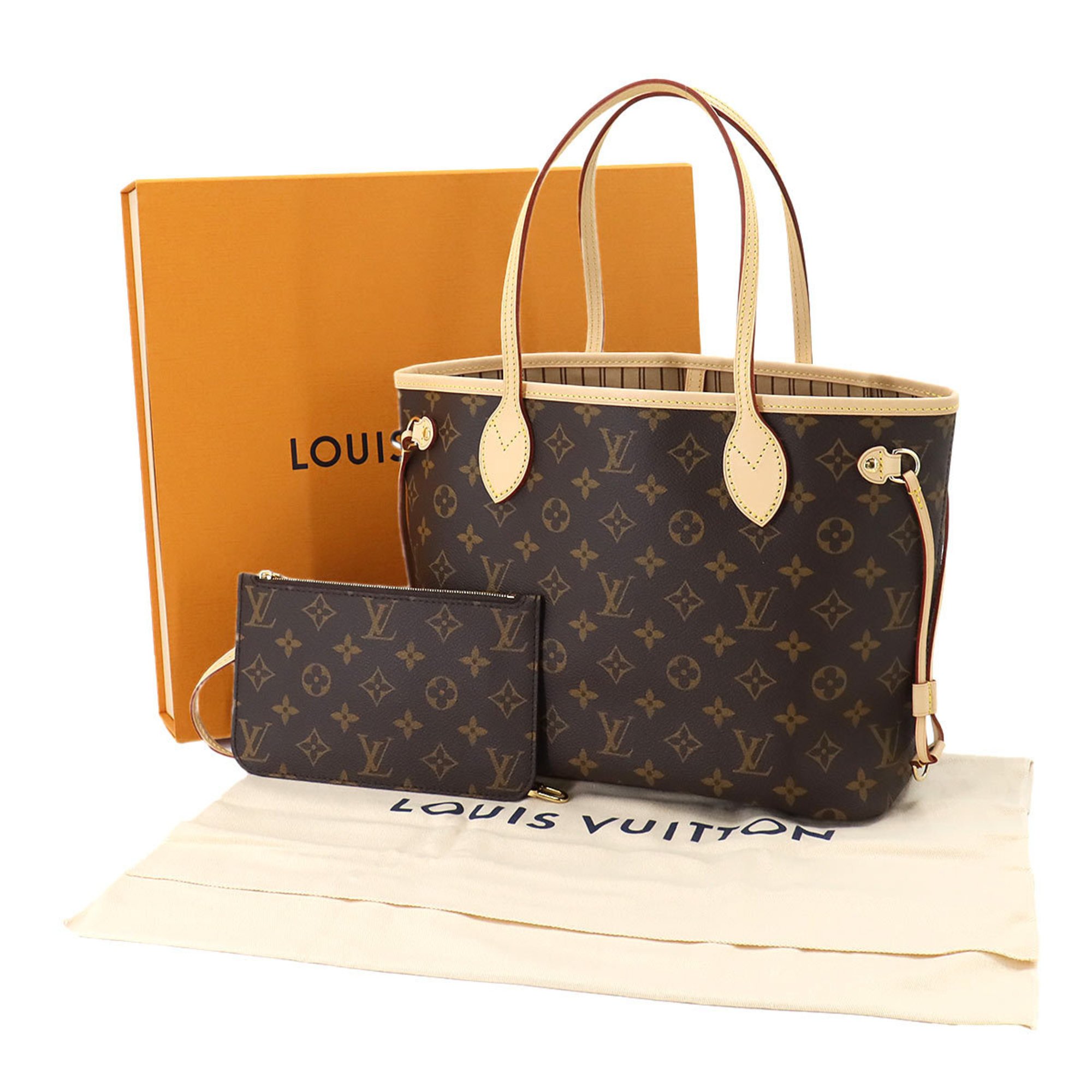 Louis Vuitton LOUIS VUITTON Monogram Neverfull PM Brown M46979 RFID