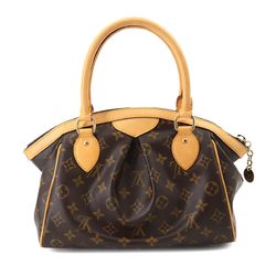 Louis Vuitton LOUIS VUITTON Monogram Tivoli PM Handbag Brown M40143 Gold Hardware