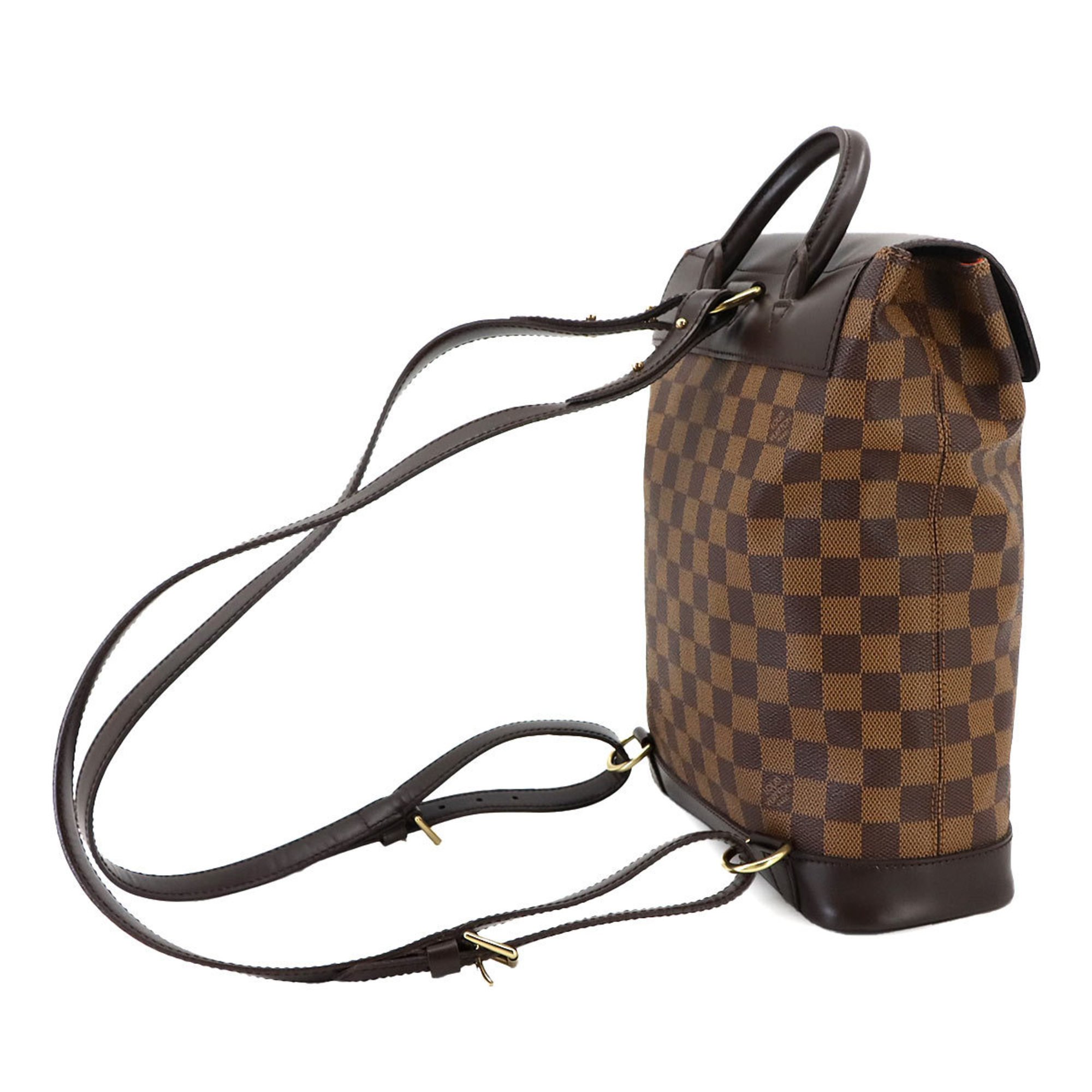 Louis Vuitton Damier Soho Backpack Ebene N51132