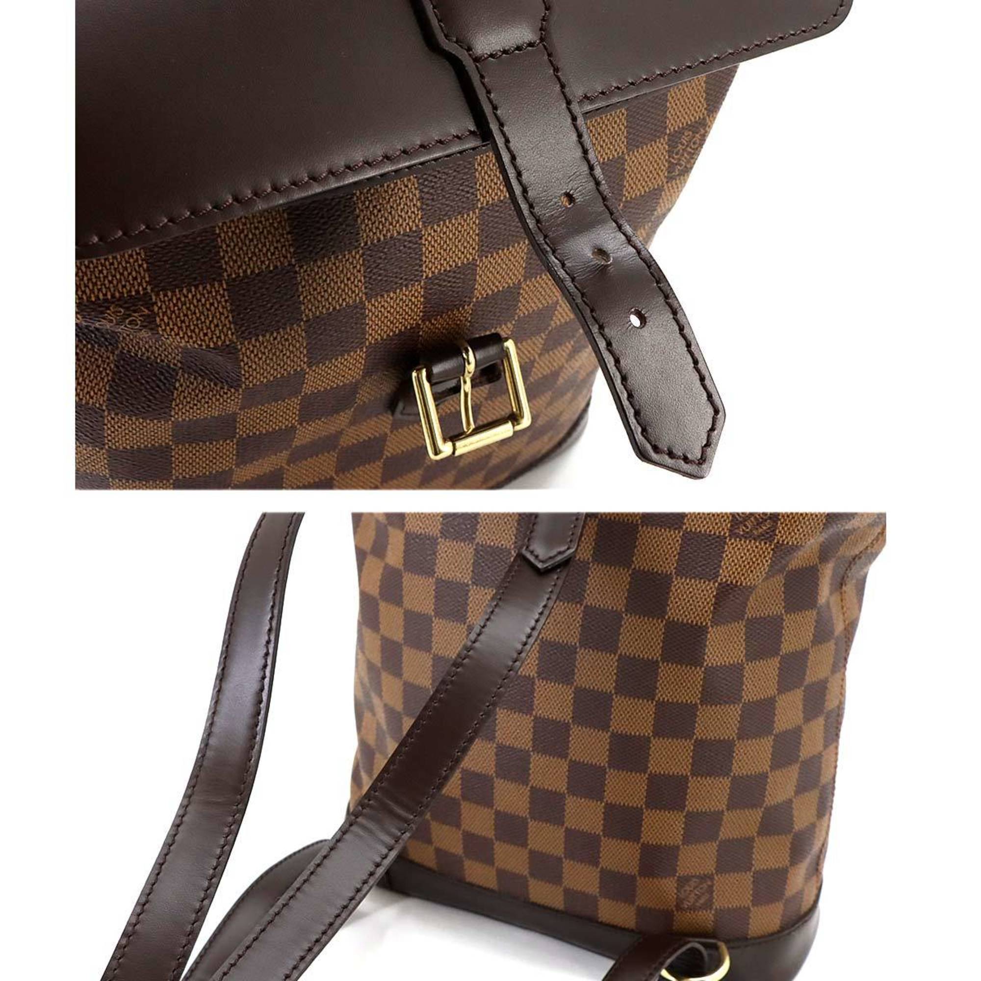 Louis Vuitton Damier Soho Backpack Ebene N51132