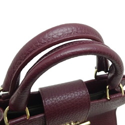 Furla 2-Way Bag Women's Handbag Leather Bordeaux (Red)