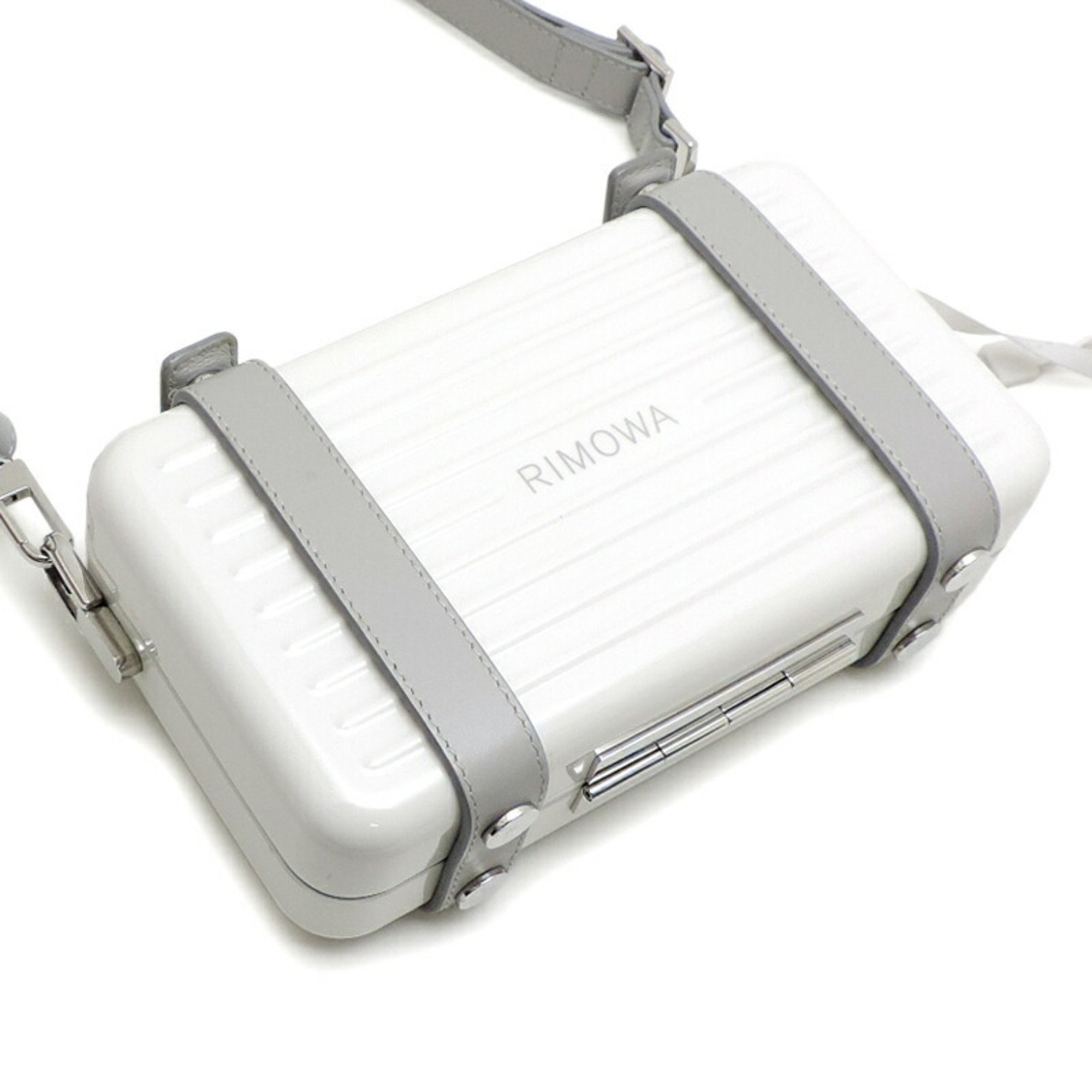 Rimowa Personal Women's and Men's Shoulder Bag 8901166000 Polycarbonate White