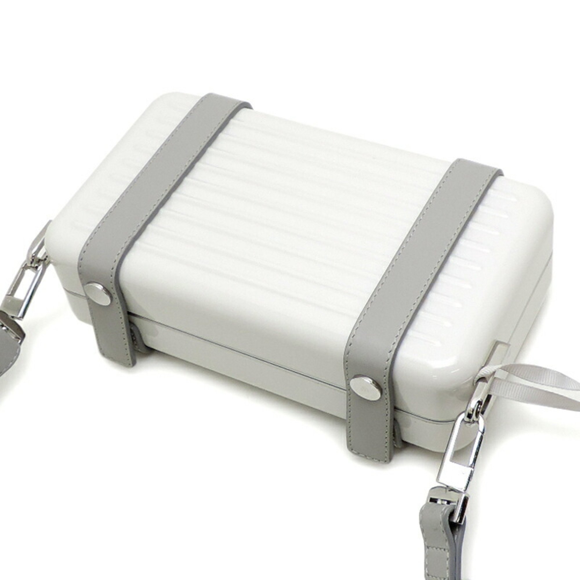 Rimowa Personal Women's and Men's Shoulder Bag 8901166000 Polycarbonate White