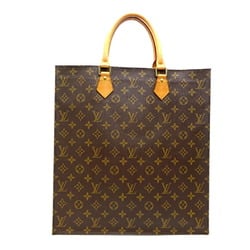 Louis Vuitton Sac Plat Women's and Men's Handbag M51140 Monogram Brown