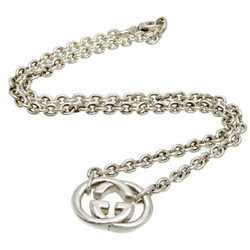 Gucci SV925 Interlocking G Women's and Men's Necklace Silver 925