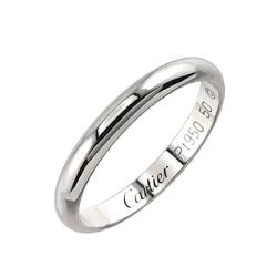 Cartier 1895 Classic #50 Ring Width 2.5mm Pt Platinum