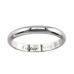 Cartier 1895 Classic #50 Ring Width 2.5mm Pt Platinum