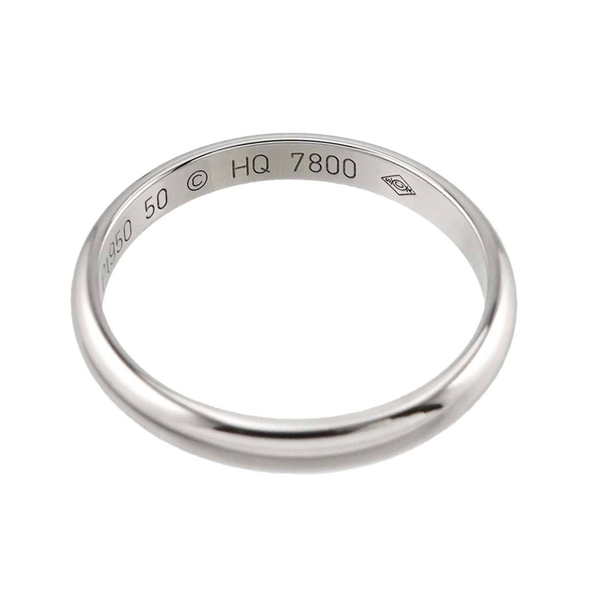 Cartier 1895 Classic #50 Ring Width 2.5mm Pt Platinum