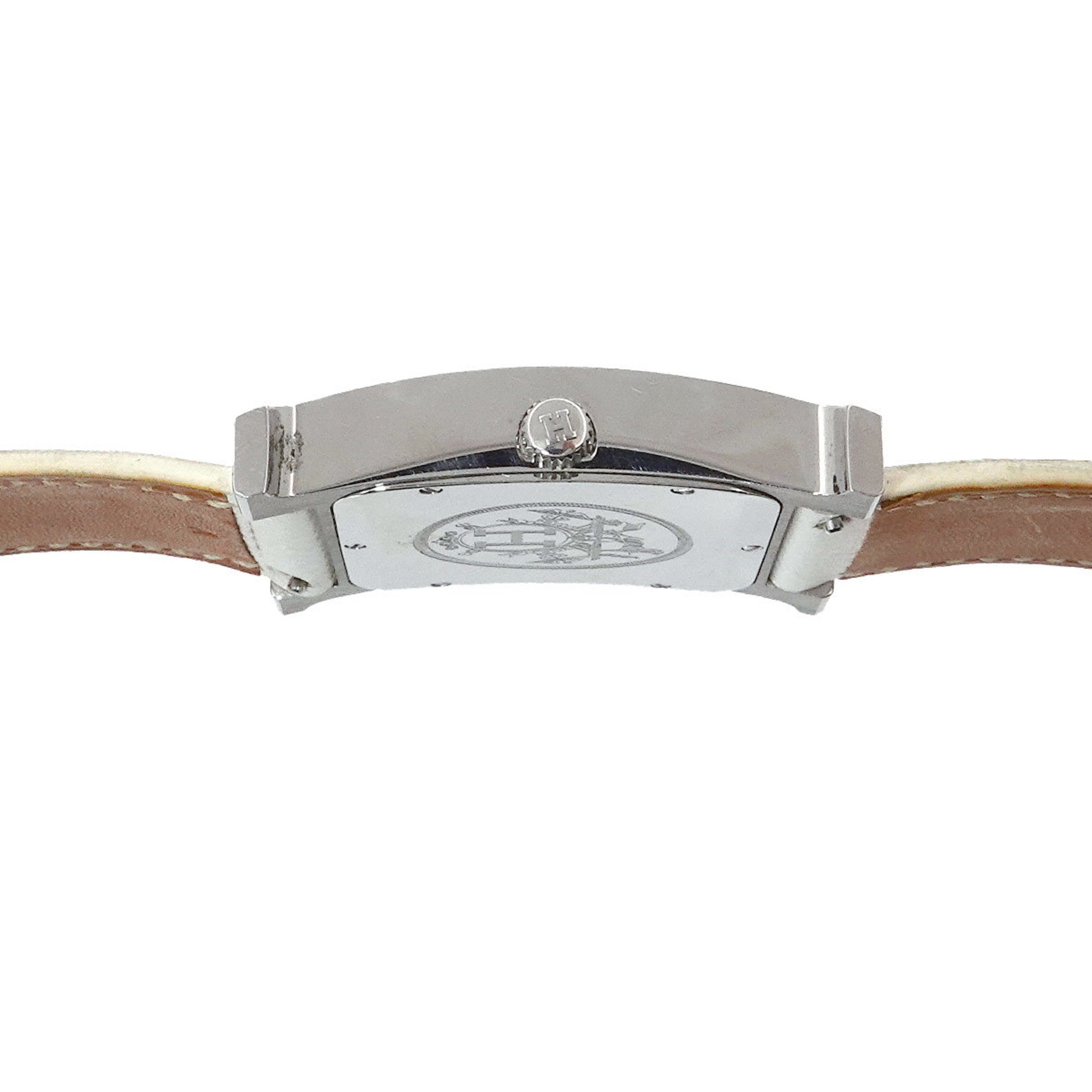 Hermes HERMES H Watch HH1 810 Men's Date White Quartz