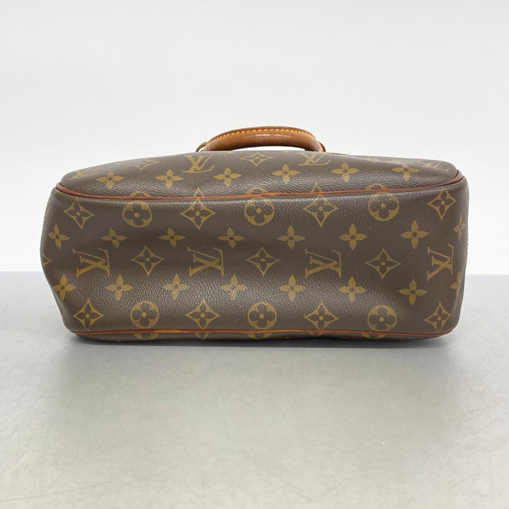 Louis Vuitton Handbag Monogram Trouville M42228 Brown Ladies