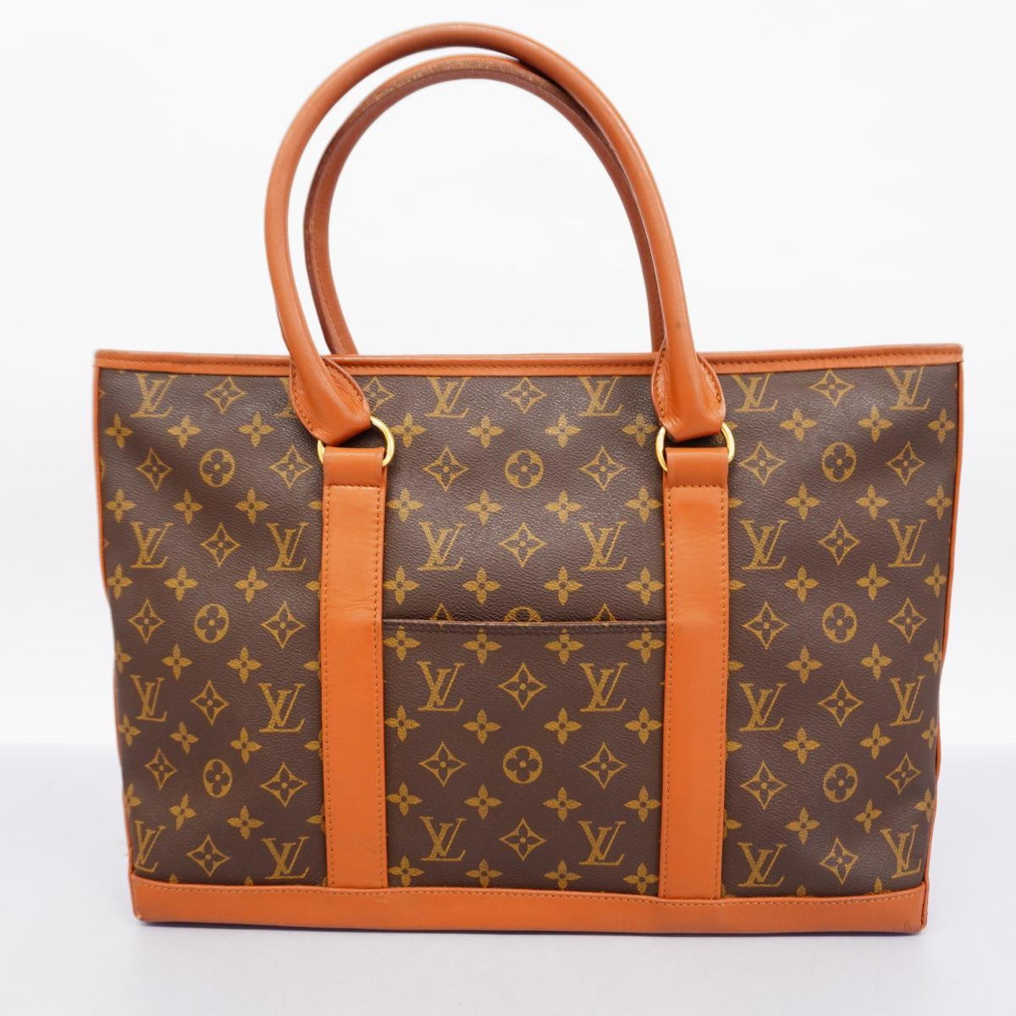 Louis Vuitton Tote Bag Monogram Weekend PM M42425 Brown Women's