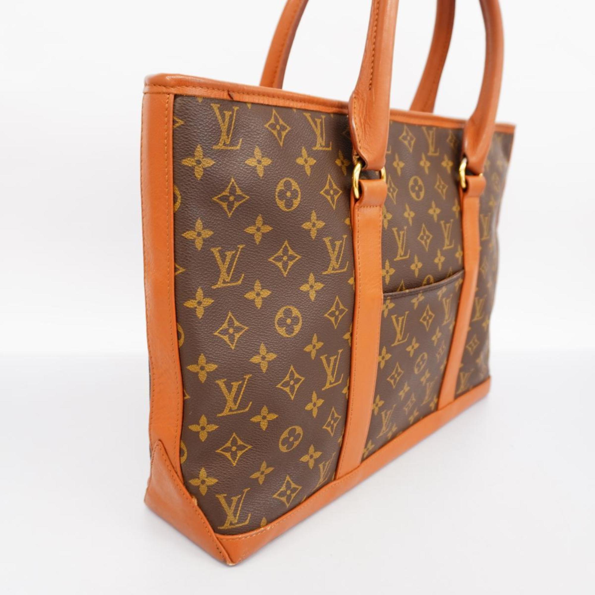 Louis Vuitton Tote Bag Monogram Weekend PM M42425 Brown Women's