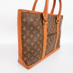 Louis Vuitton Tote Bag Monogram Weekend PM M42425 Brown Women's