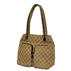 Gucci Shoulder Bag GG Canvas 002 1076 Brown Women's