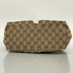 Gucci Shoulder Bag GG Canvas 002 1076 Brown Women's