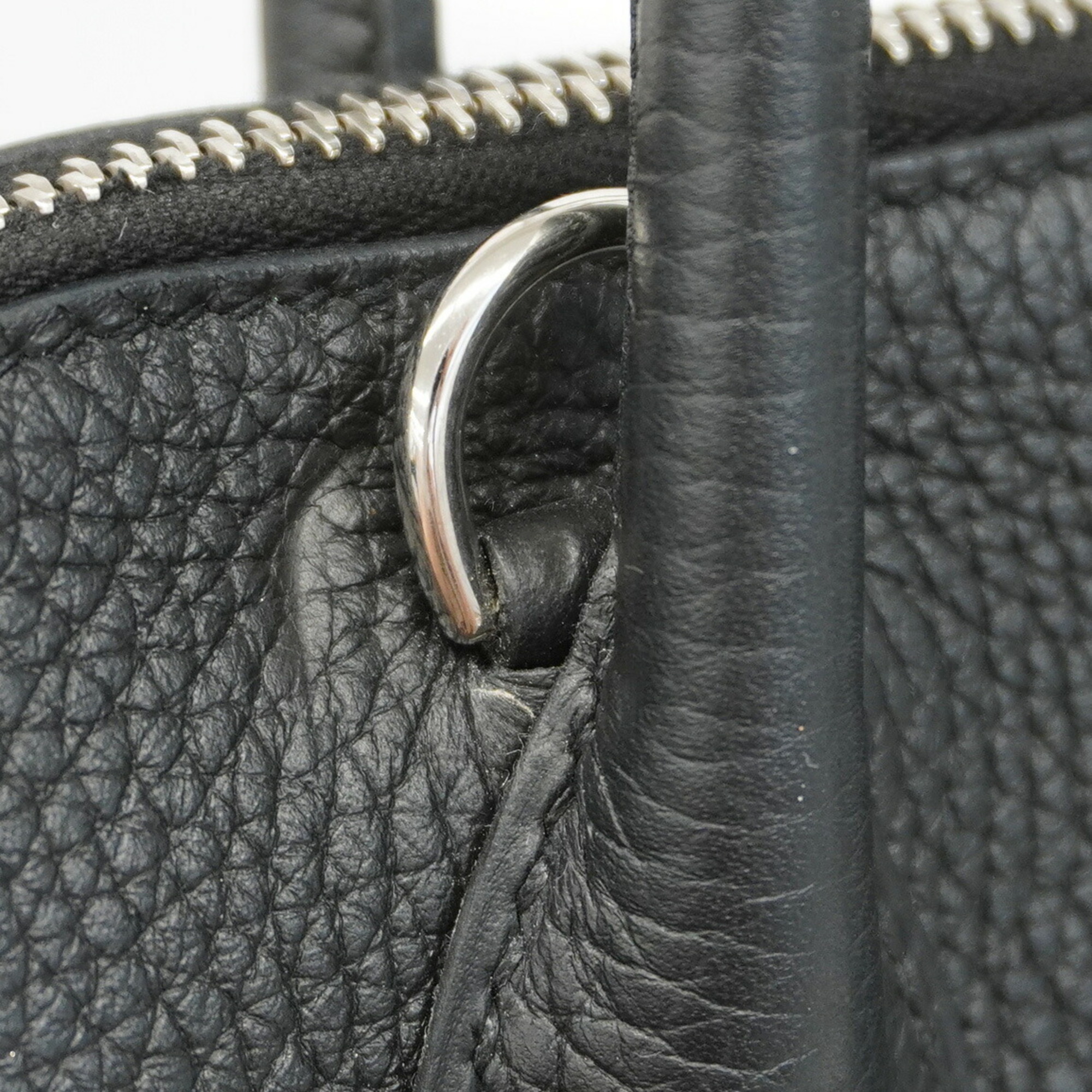 Hermes handbag Bolide 31 Y stamp Taurillon Clemence black ladies