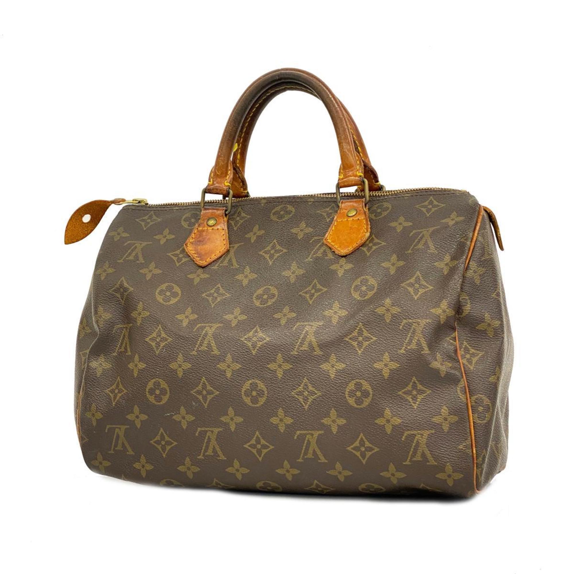 Louis Vuitton Handbag Monogram Speedy 30 M41108 Brown Ladies