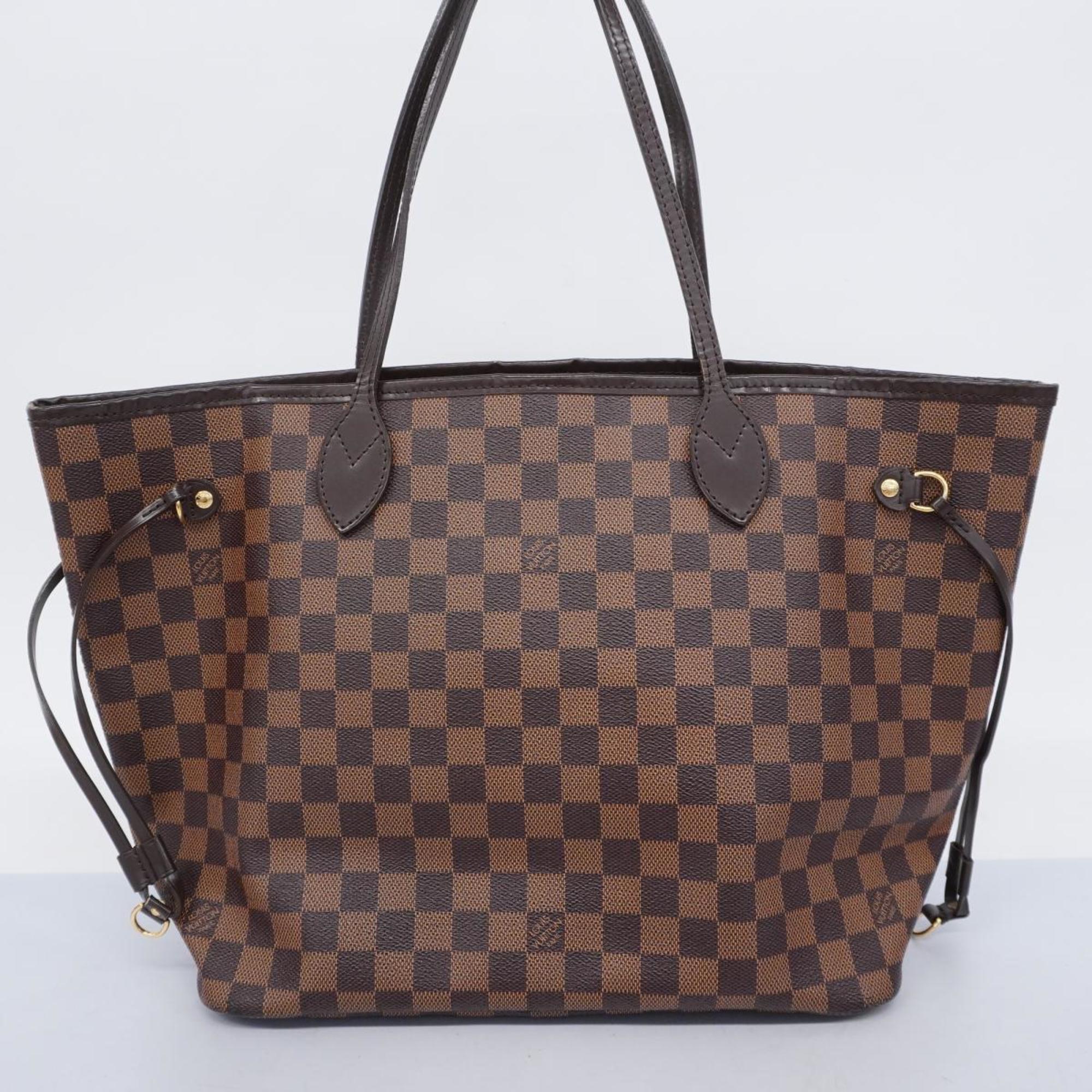 Louis Vuitton Tote Bag Damier Neverfull MM N51105 Ebene Women's