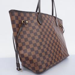 Louis Vuitton Tote Bag Damier Neverfull MM N51105 Ebene Women's