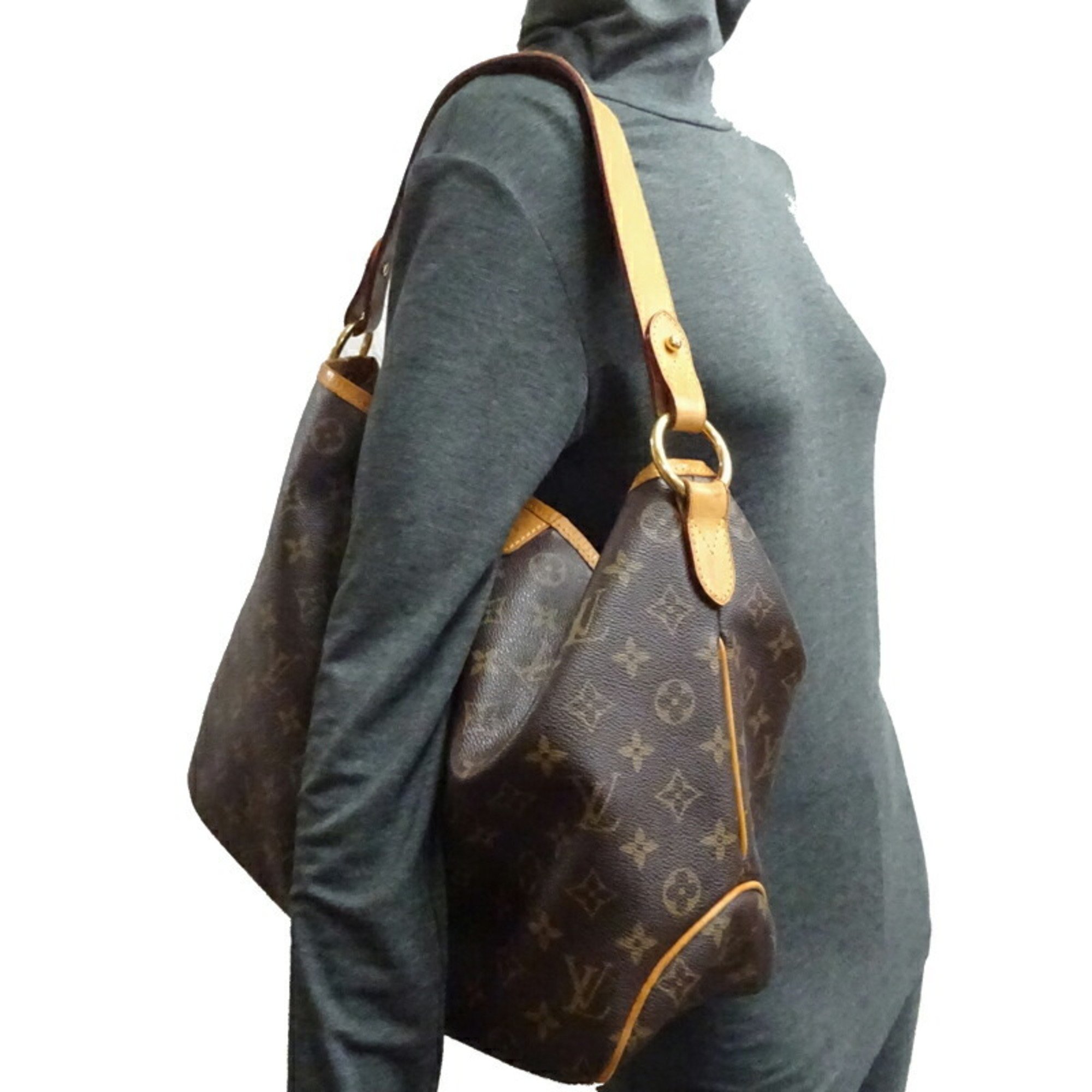 Louis Vuitton Delightful PM Women's Shoulder Bag M40352 Monogram Brown