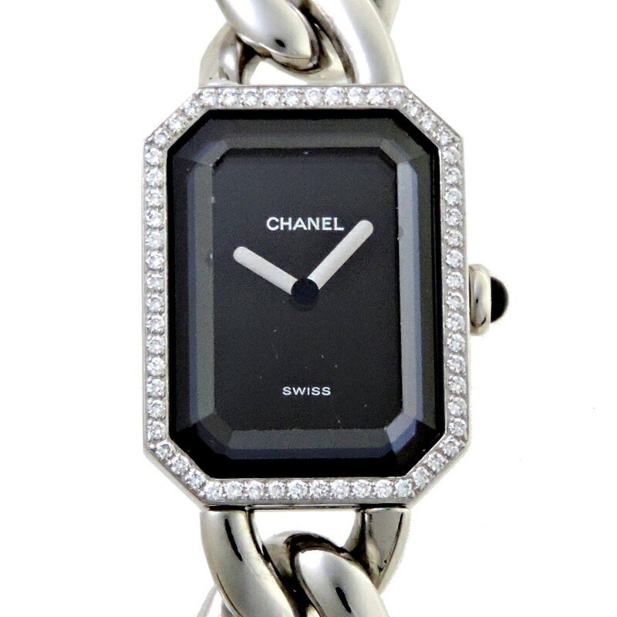 Chanel Premiere Bezel Diamond #L Ladies Watch H0495