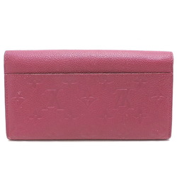 Louis Vuitton Portefeuille Sarah Ladies Long Wallet M62213 Monogram Empreinte Raisin (Purple)