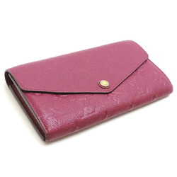 Louis Vuitton Portefeuille Sarah Ladies Long Wallet M62213 Monogram Empreinte Raisin (Purple)