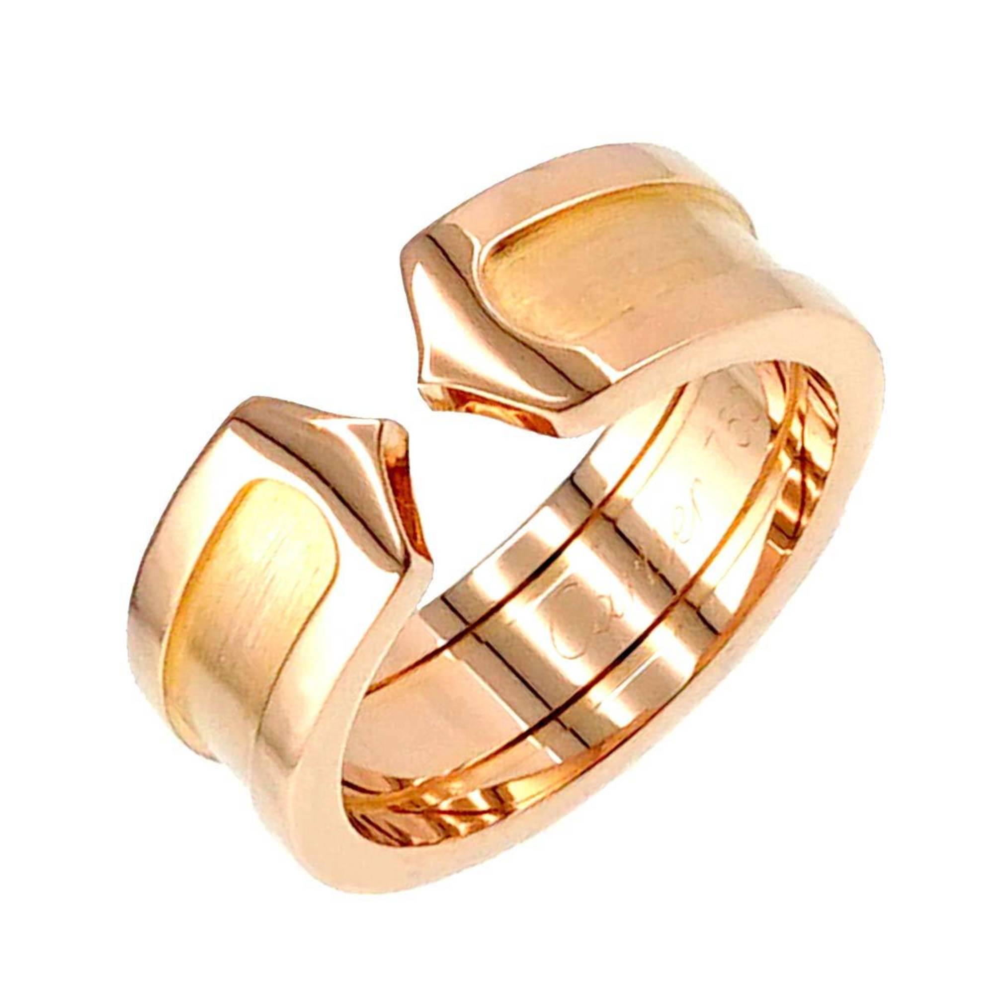 Cartier C2 #49 Ring K18 PG Pink Gold 750 2C