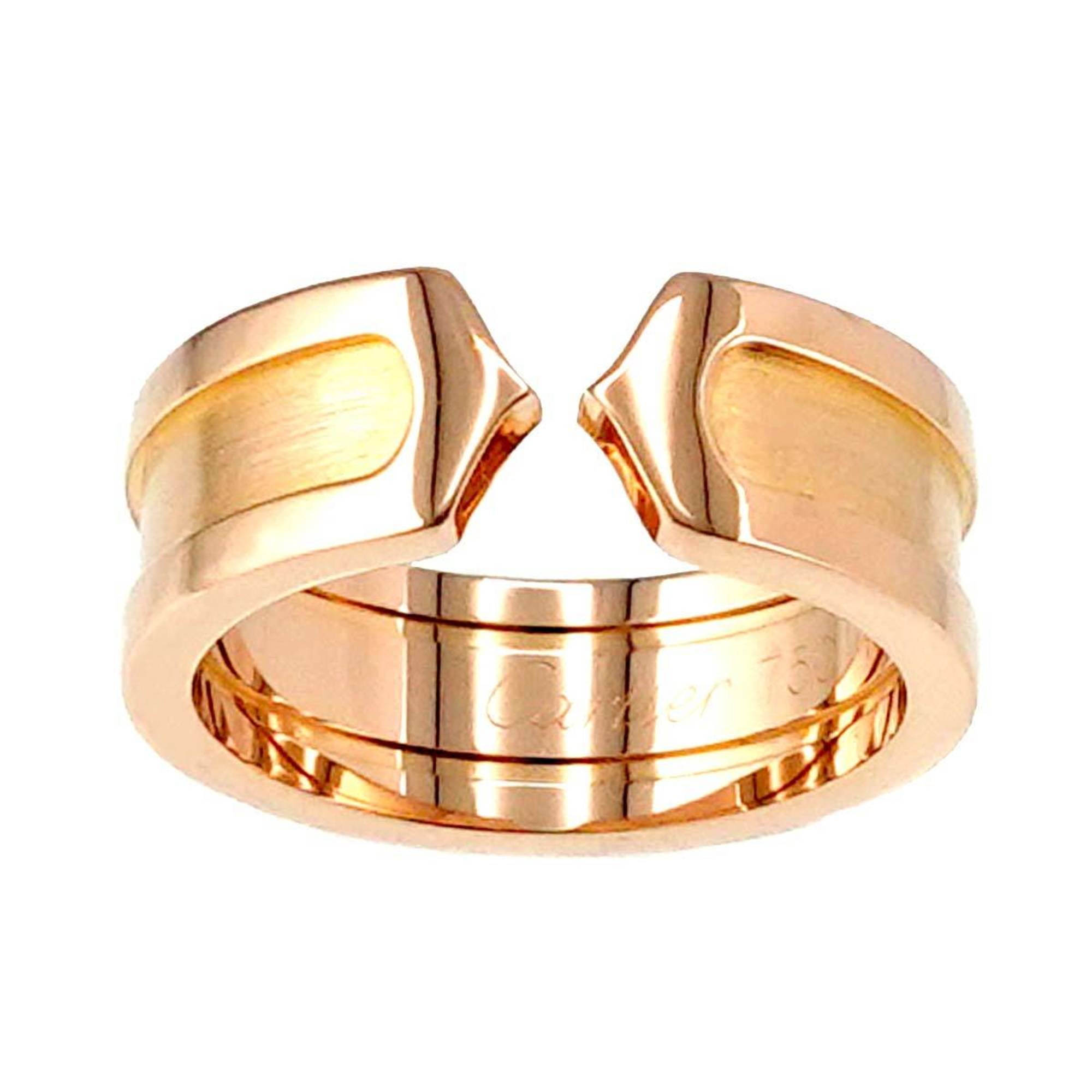 Cartier C2 #49 Ring K18 PG Pink Gold 750 2C