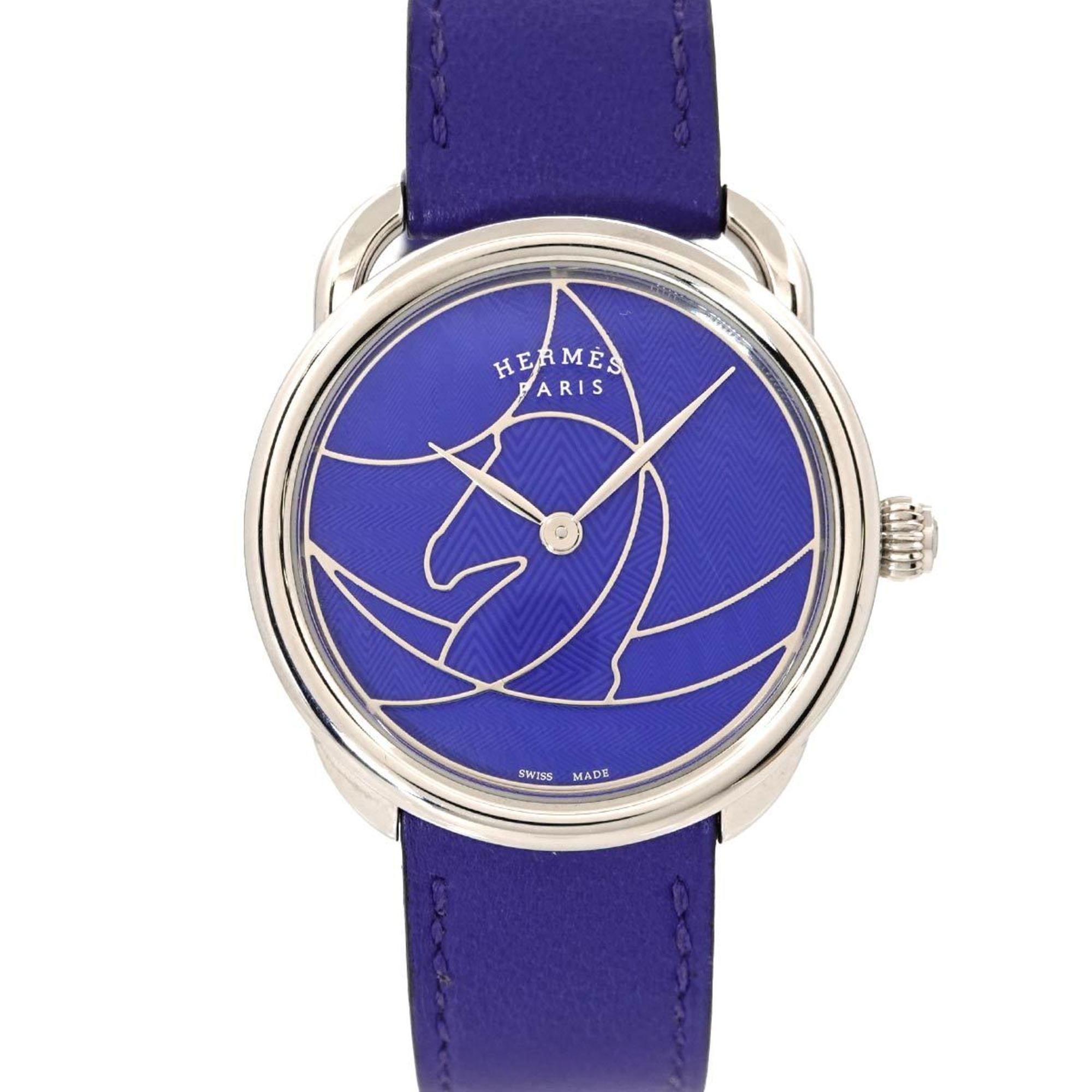 Hermes HERMES Arceau AR5.510b Boys' Watch Blue Quartz