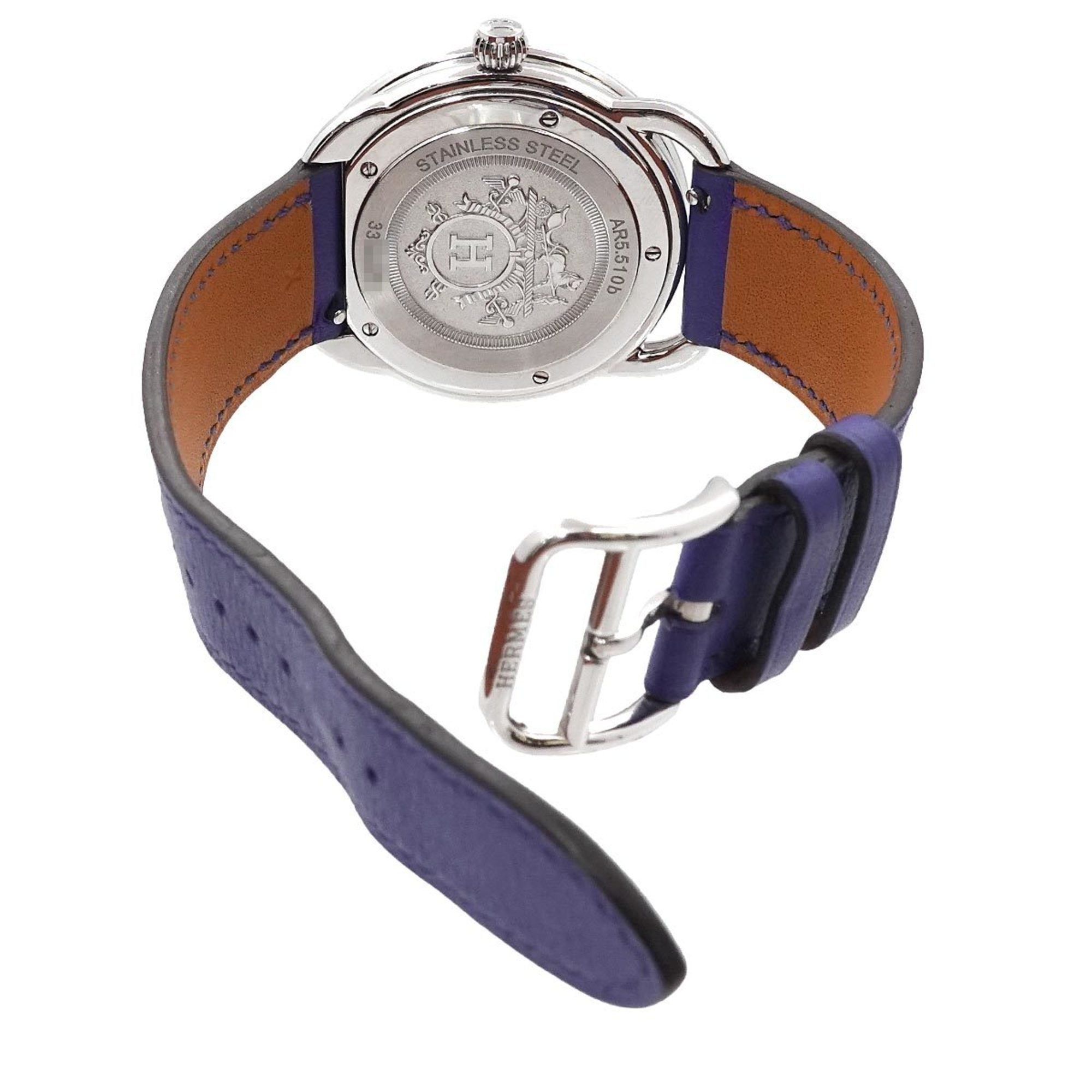 Hermes HERMES Arceau AR5.510b Boys' Watch Blue Quartz