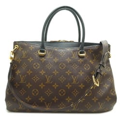 Louis Vuitton Pallas Women's Handbag M42756 Monogram Brown