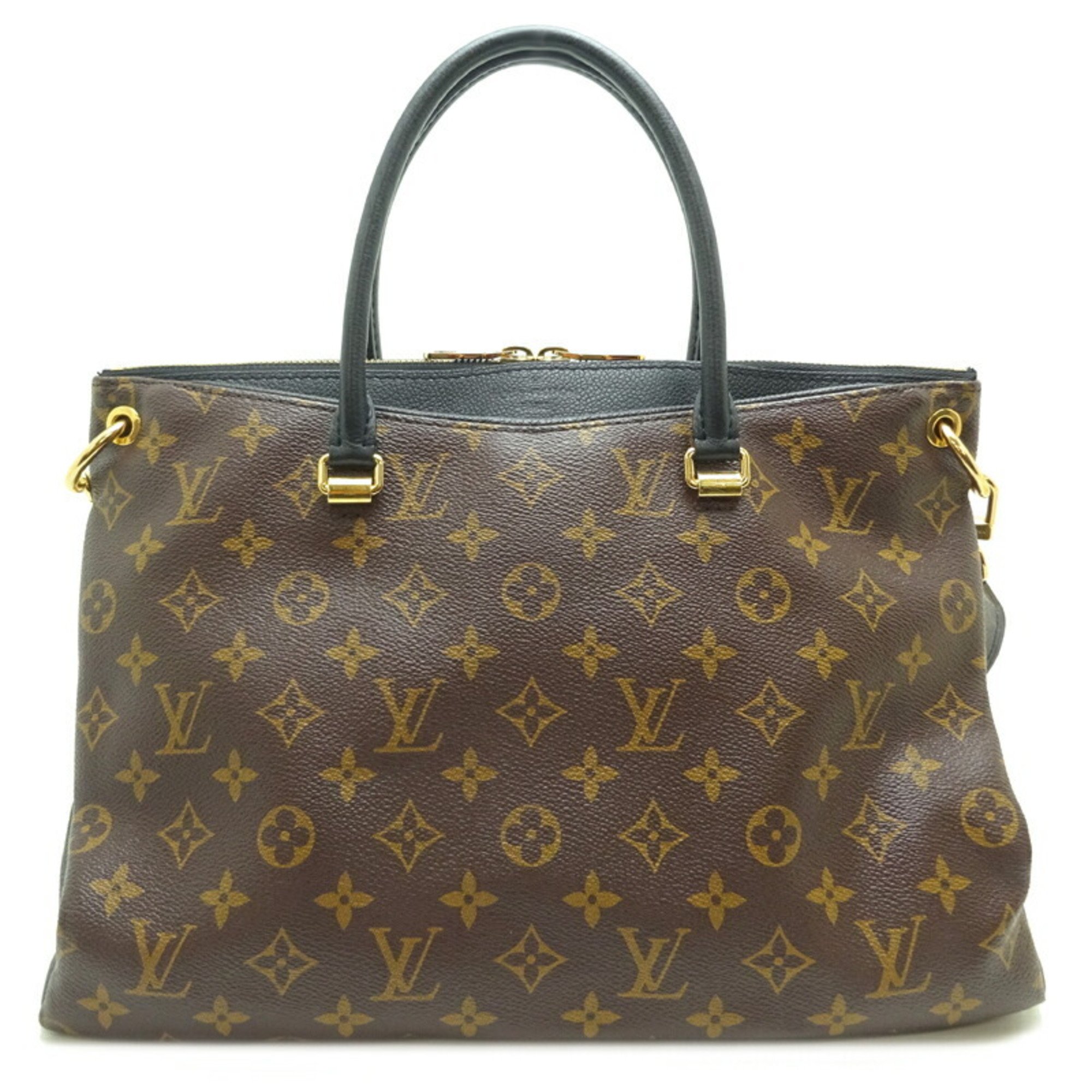 Louis Vuitton Pallas Women's Handbag M42756 Monogram Brown