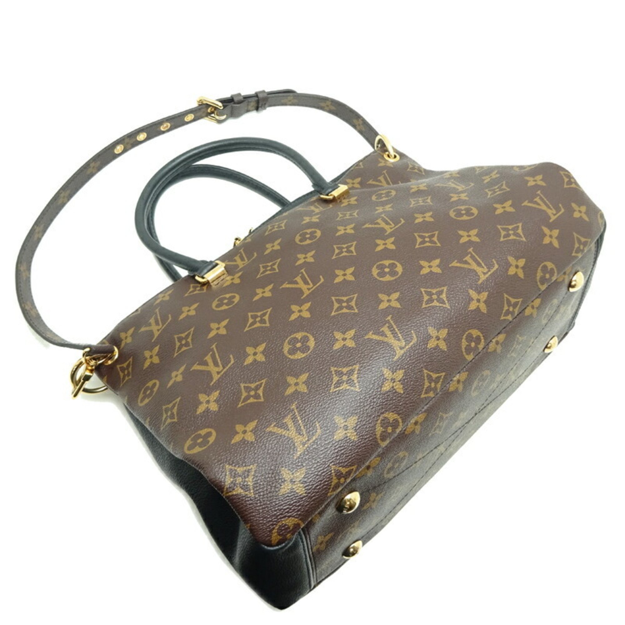 Louis Vuitton Pallas Women's Handbag M42756 Monogram Brown