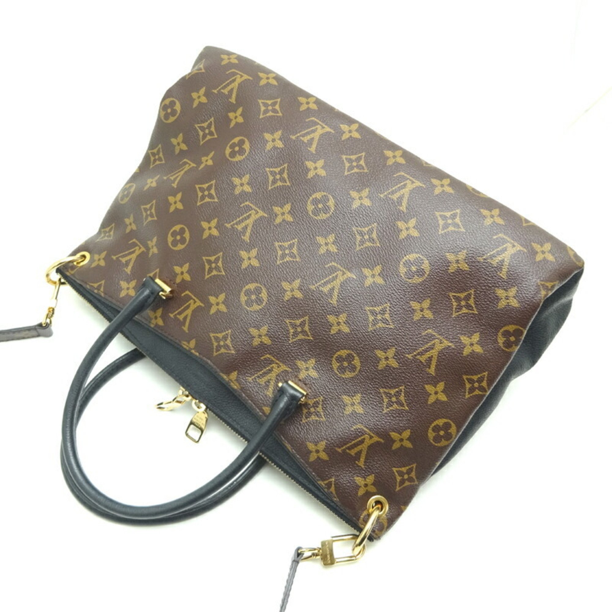 Louis Vuitton Pallas Women's Handbag M42756 Monogram Brown