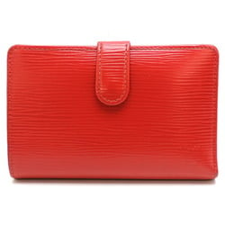 Louis Vuitton Portefeuille Bi-fold Women's Wallet M63247 Epi Castilian Red (Red)