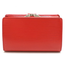 Louis Vuitton Portefeuille Bi-fold Women's Wallet M63247 Epi Castilian Red (Red)