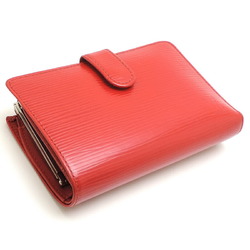 Louis Vuitton Portefeuille Bi-fold Women's Wallet M63247 Epi Castilian Red (Red)