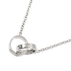 Cartier Baby Love Necklace 44cm K18 WG White Gold 750 LOVE